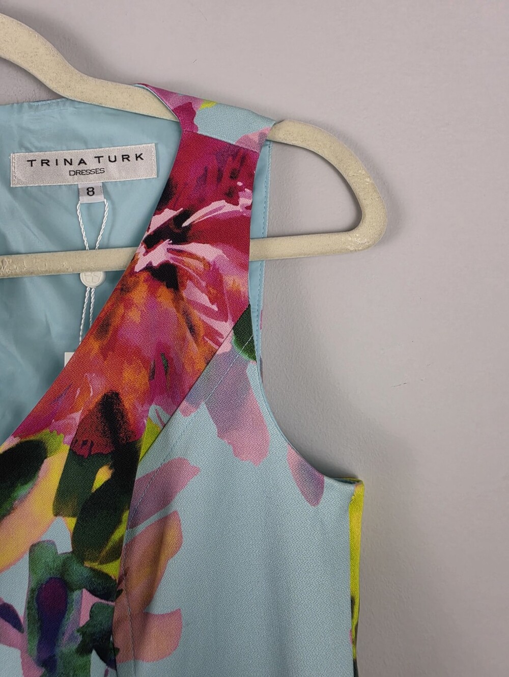 Trina Turk Aniya Floral Dress Size 8 NWT - Picture 8 of 16